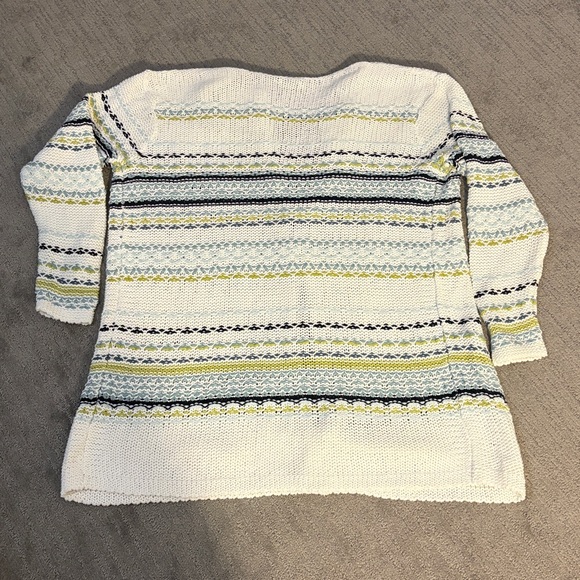 J. Jill Multicolor Striped Cardigan - Picture 10 of 10